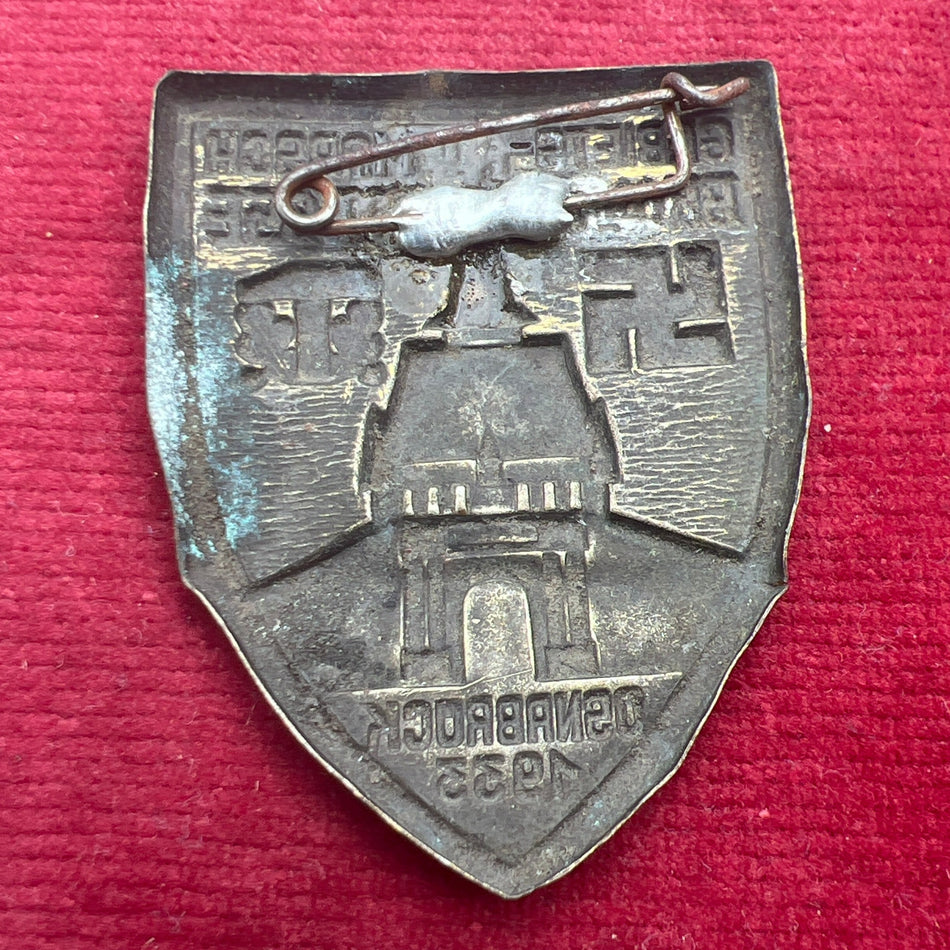 Nazi Germany, rally badge from Osnabruck, 1933