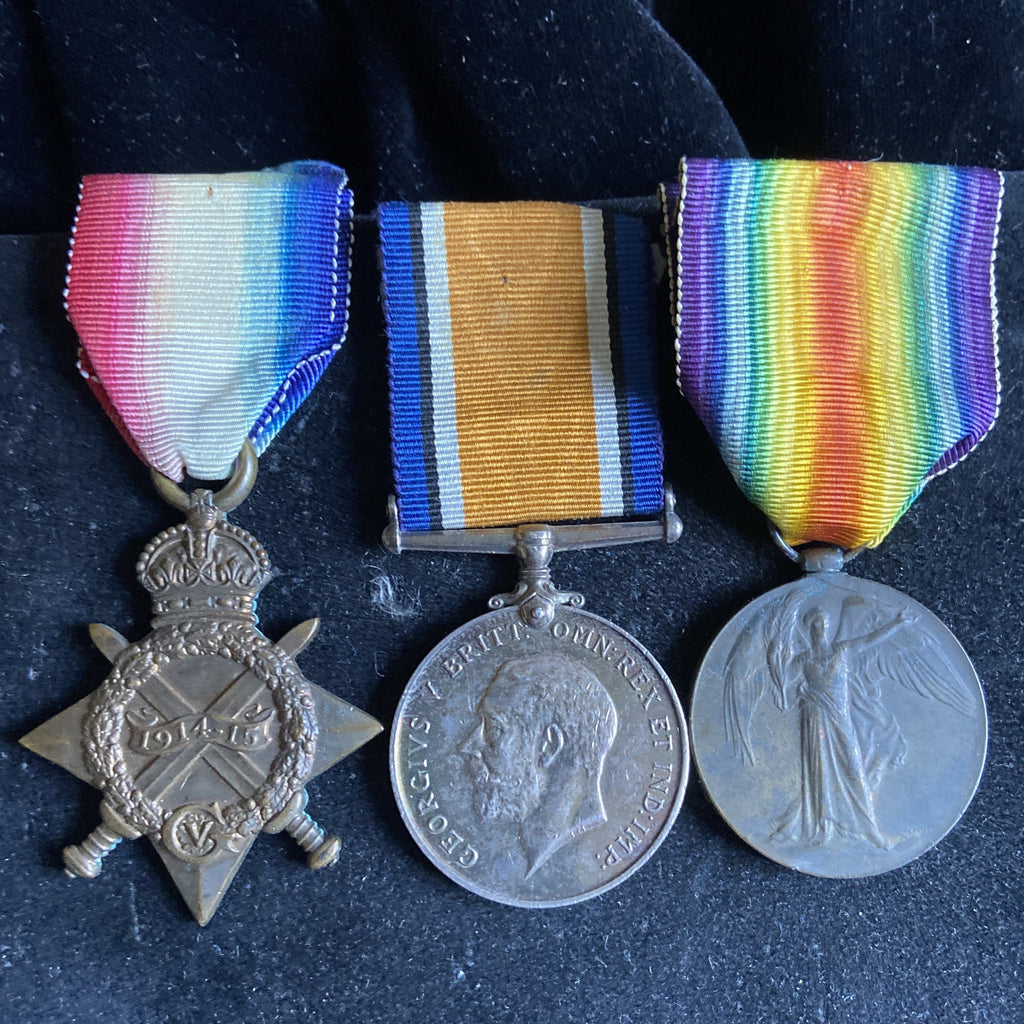 1914-15 Star trio to D.1670 Sergeant T. Doyle, Military Foot Police, France 25/8/1915