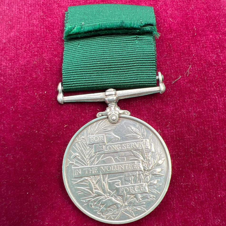 Volunteer Long Service Medal to Sergeant F. Davidson, 1 Kent Royal Garrison Artillery Volunteer