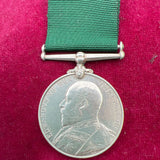 Volunteer Long Service Medal to Sergeant F. Davidson, 1 Kent Royal Garrison Artillery Volunteer