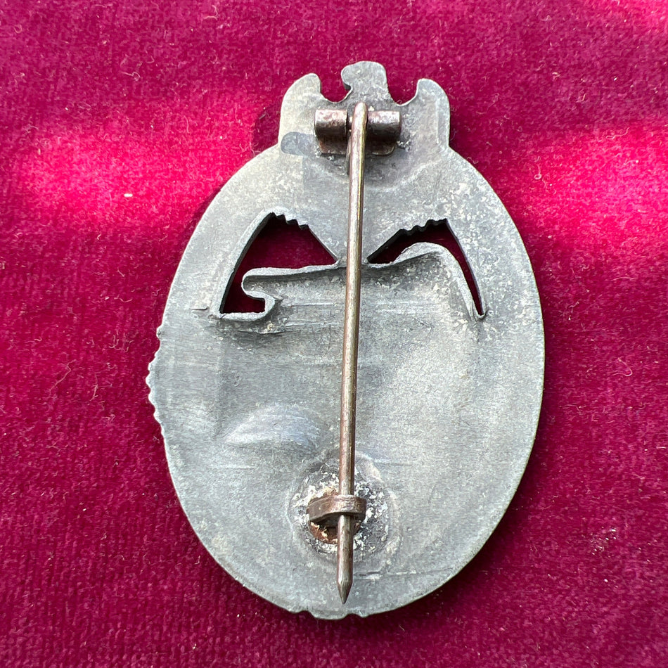Nazi Germany, Panzer Badge, unmarked, a good example
