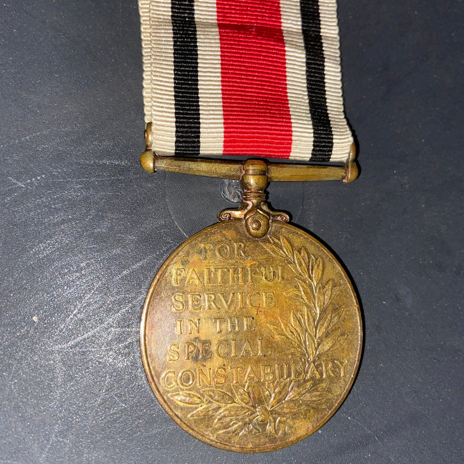 Special Constabulary Long Service Medal, QEII, to Eric Booth