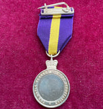 Warrant Holder's Medal, unnamed, hallmarked to edge
