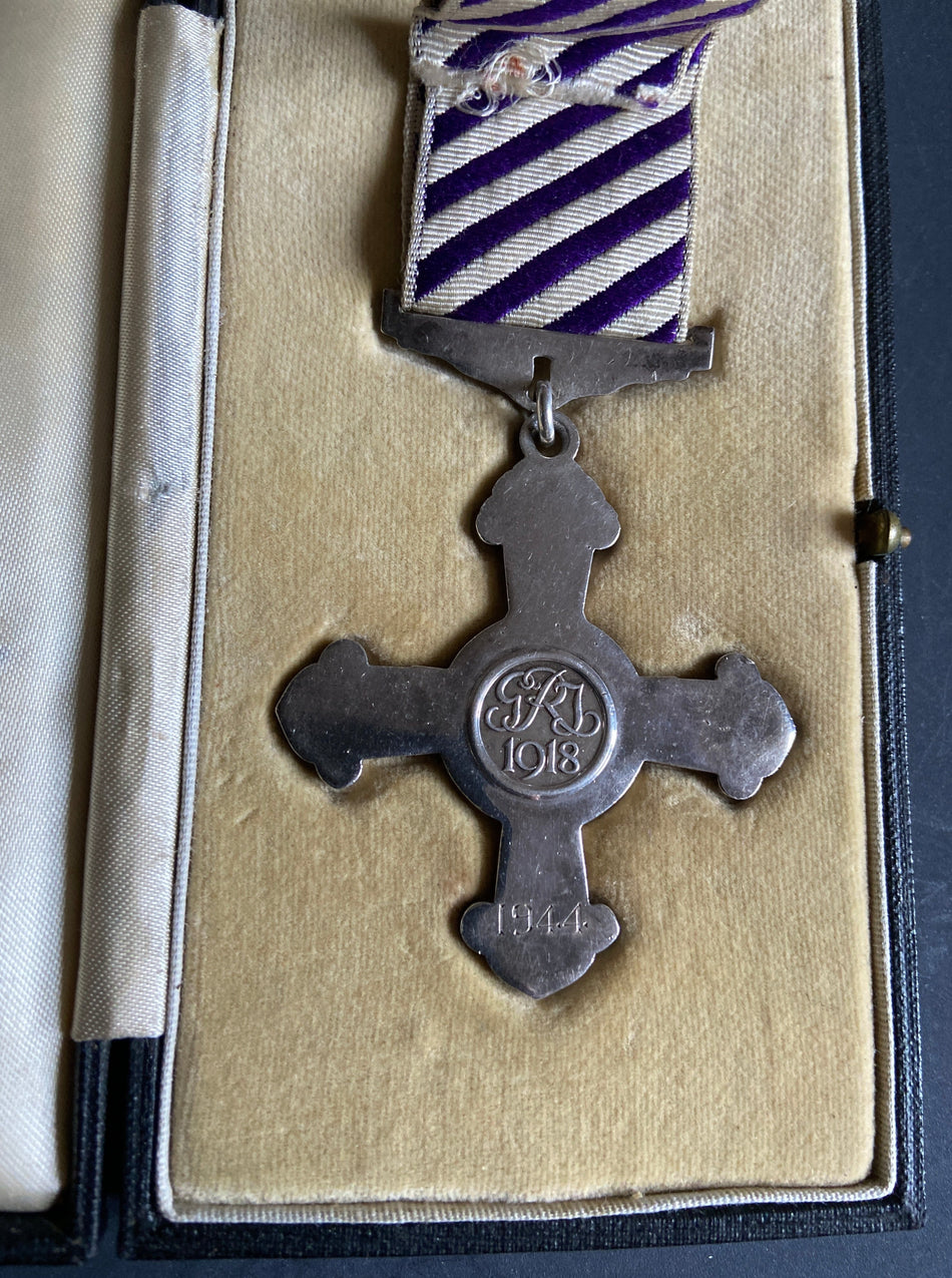 Distinguished Flying Cross in original case, dated 1944, a nice mint example