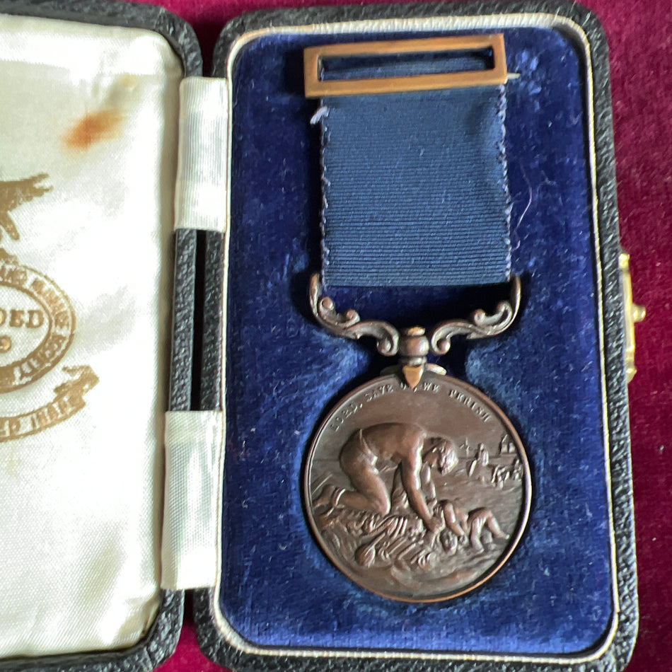 Liverpool Shipwreck & Humane Society, bronze, to Albert Taylor, for gallant service, 14/6/1945