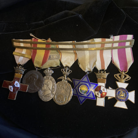 Spain, pre-war, an interesting group of 7 with various awards both civil & military, for service in Africa