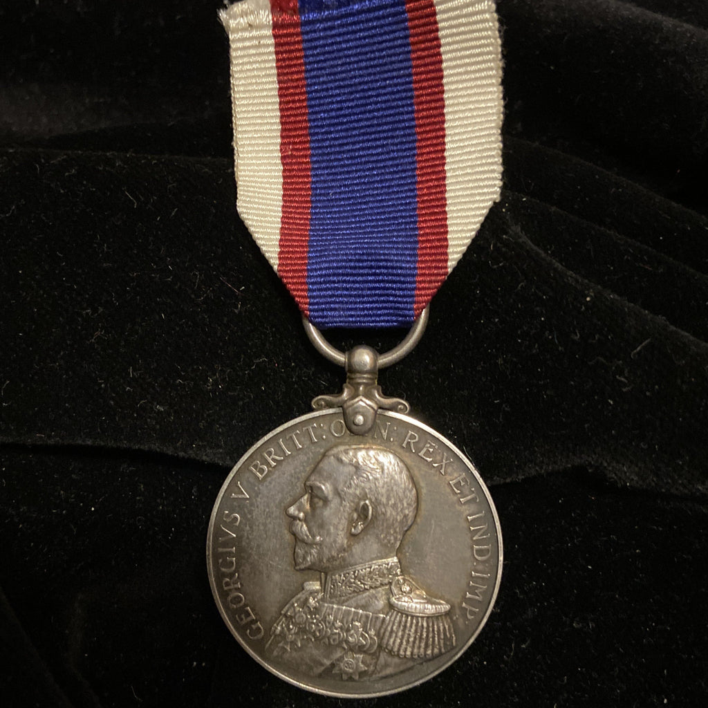 Royal Fleet Reserve Long Service & Good Conduct Medal to P.O. 5496 B.259 Pte. Edwin Jeater, Royal Marines Light Infantry, Royal Fleet Reserve