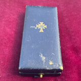 Nazi Germany, Mother's Cross, in box of issue, marked C. F. Zimmerman, 1st class, some wear