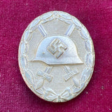 Nazi Germany, Wound Badge, silver, marked no.100, a nice example