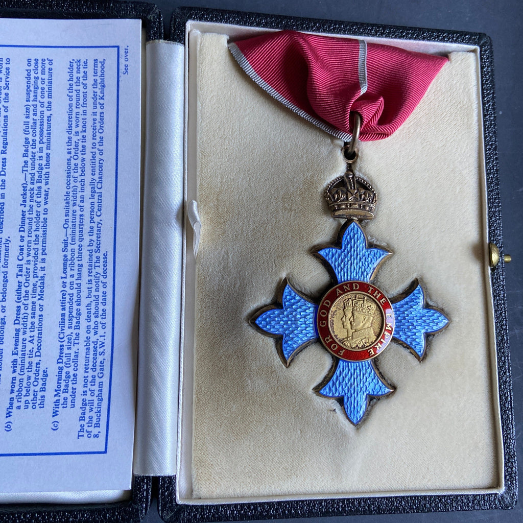 Commander of the Order of the British Empire, civil, 2nd type, in box of issue