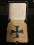 Nazi Germany, Iron Cross, 1st class, maker marked no.26, in case