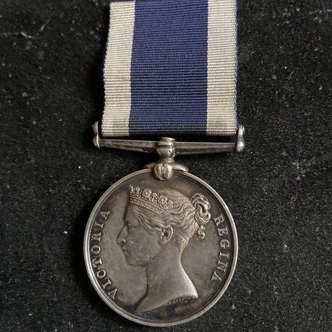 Naval Long Service & Good Conduct Medal to Boatman T. W. Fenton, HMS Coastguard, Royal Navy