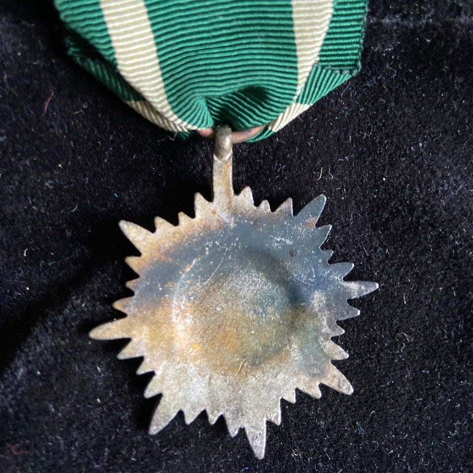 Nazi Germany Eastern Peoples Award with swords, silver, a nice example