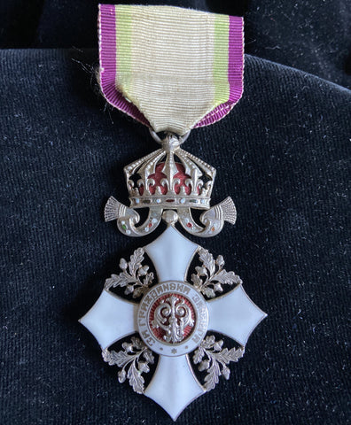 Bulgaria, Order of Civil Merit, knight's badge, a nice example