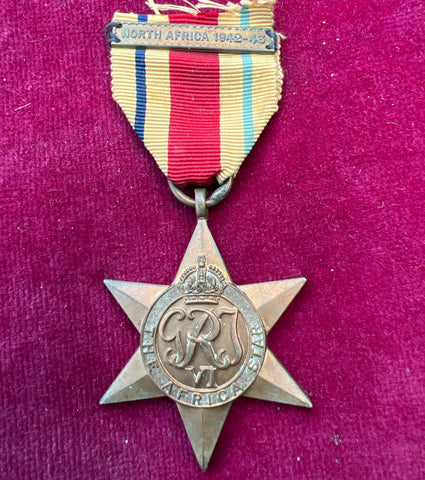 Africa Star, with North Africa 1942-43 bar