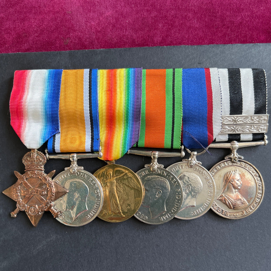 Group of 6 to Petty Officer J. Frederick Summerfield, Royal Fleet Reserve, with service papers