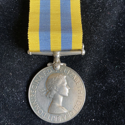 Korea Medal to Cpl. K. E. R. Shrimplin, Army Catering Corps