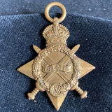 1914-15 Star to 3422 Cpl. Herbert Charles Bindon, 1st County of London Yeomanry. Served Egypt 28/4/1915, discharged 22/12/1915