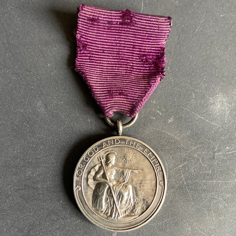 British Empire Medal, first type, to F. Hornby, London Gazette no.30738, for courage in assisting to extinguish a fire at an explosives factory at great personal risk, WW1, London Gazette 7/6/1918