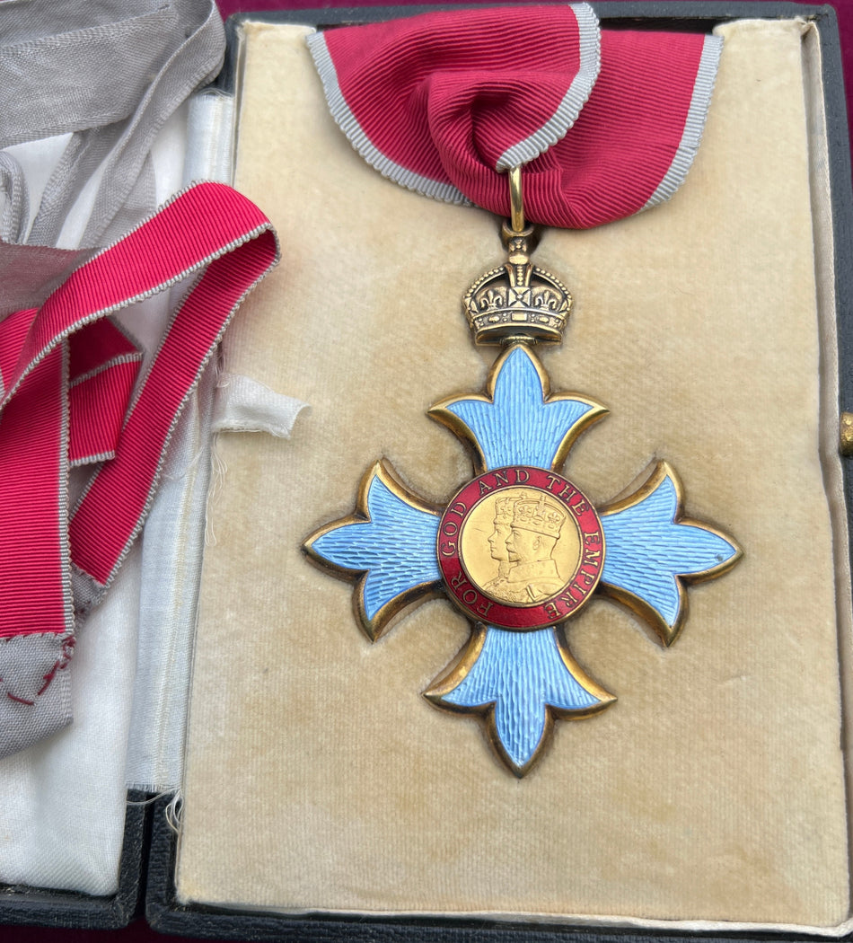 Commander of the British Empire, civil, WW2, in original case