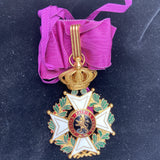 Belgium, Order of Leopold, Commander, large neck badge, bronze-gilt, WW2 type, civil