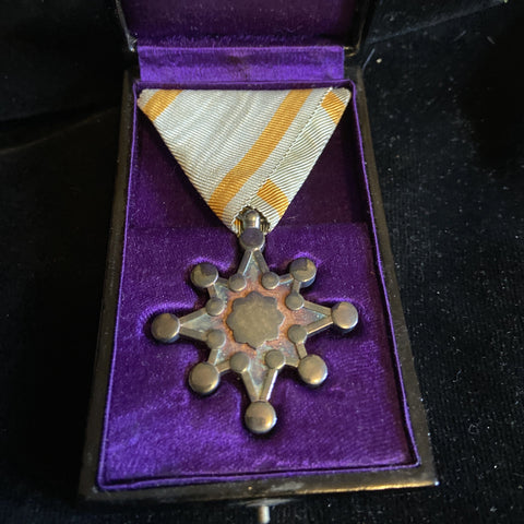 Japan, Order of the Sacred Treasure, 6th class, in box