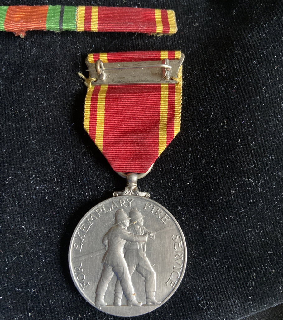 Fire Brigade Long Service and Good Conduct Medal to LGD. Fireman Ernest Burton