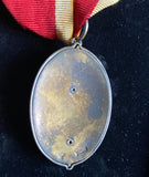 Knight Bachelor neck badge, type 3, with miniature, hallmarked, made by Garrards