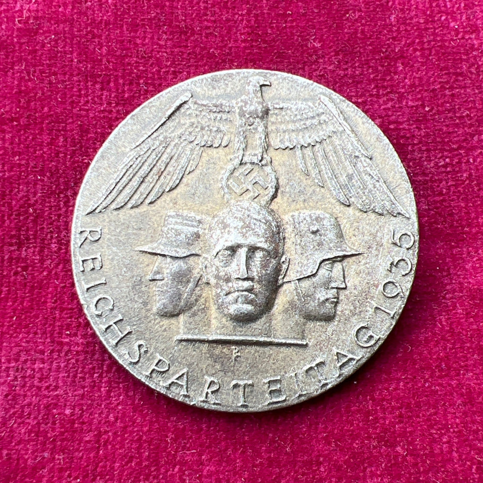 Nazi Germany, Nazi Party Day rally badge, 1935