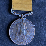 London Fire Brigade Medal, awarded by the London County Council for Good Service, to Victor H. Dio, 1954