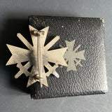 Nazi Germany, War Merit Cross with swords, 1st class, unmarked, in box of issue