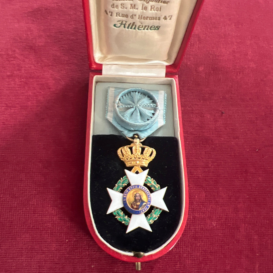 Greece, Order of the Redeemer, c.1890, 4th class, 18ct gold, in case, fine quality