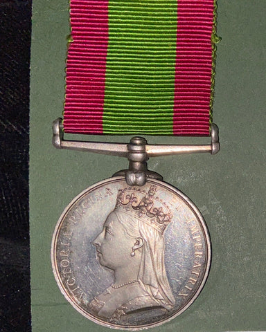 Afghanistan Medal 1878-79, to Corporal J. Ringrose, 1900, 1/5 Northumberland Fusiliers. Died on active service, commemorated on Lahore Memorial