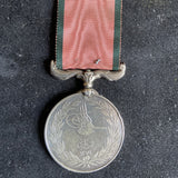 Turkish Crimea Medal 1855, British issue, named to 3004 Private John Chafto, 93rd Highlanders