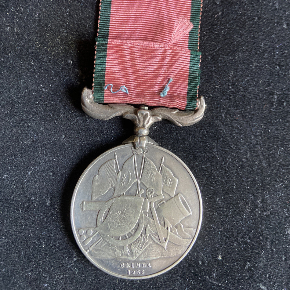 Turkish Crimea Medal 1855, British issue, named to 3004 Private John Chafto, 93rd Highlanders