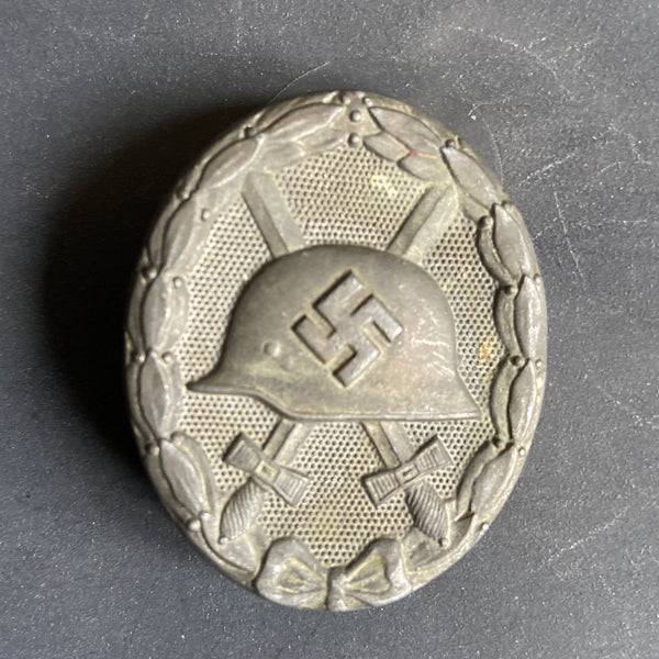 Nazi Germany, Wound Badge, Silver Grade, Marked No.4, Some Wear 