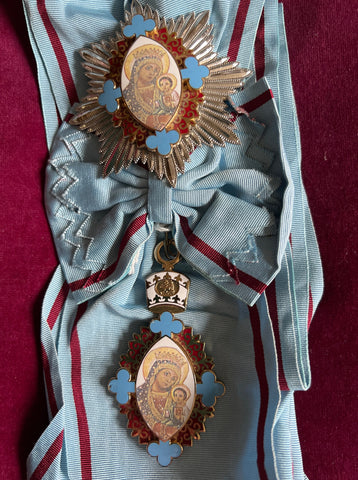 Unofficial Order with Madonna & Child, Grand Cross, numbered 105