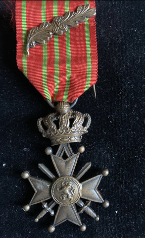 Belgium, War Cross, with palms, WW1