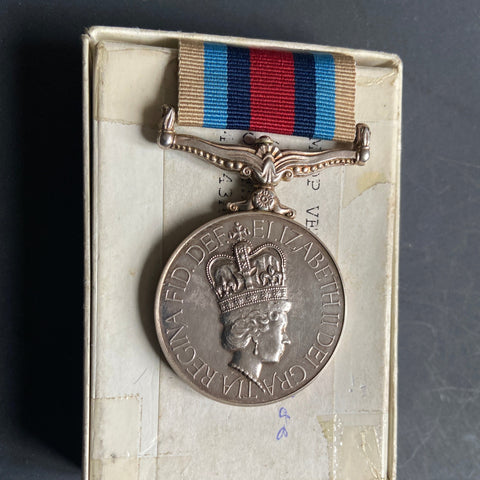 Operational Service Medal for Afghanistan to D246843A OM. (C) 2 D. O. Peel, Royal Navy