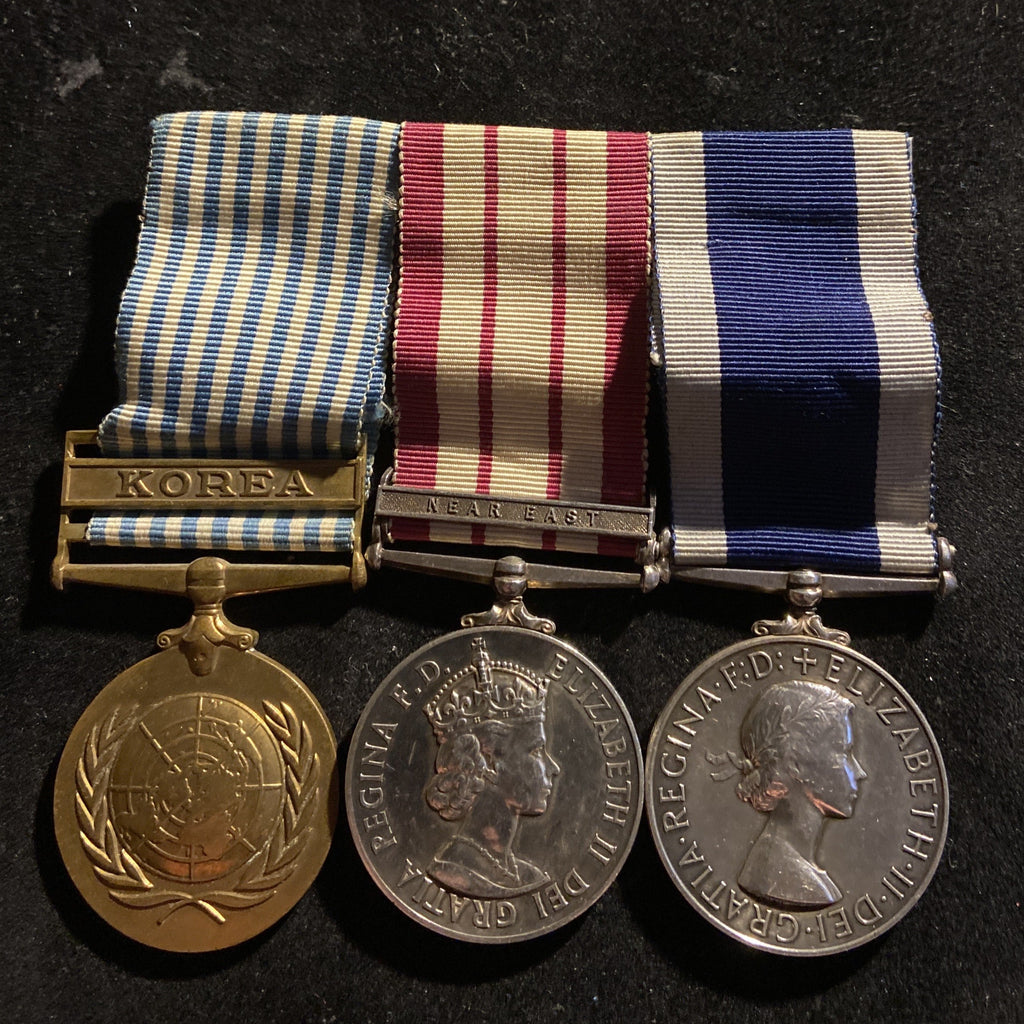 Group of 3 to 79558 D/Jc. K. G. Greenway, P.O. TEL, Royal Navy (C.R.S. H.M.S. Phoenicia on Long Service Medal)
