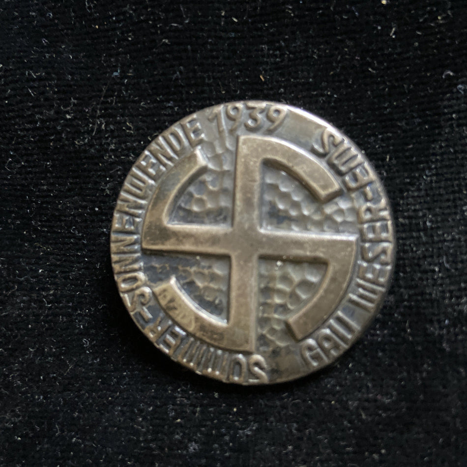 Nazi Germany, rally badge, 1939