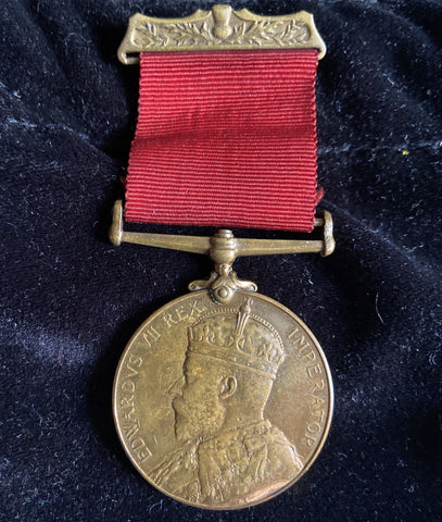 King Edward VII Police Medal (Visit to Scotland), 1903, to D, Fraser Saint