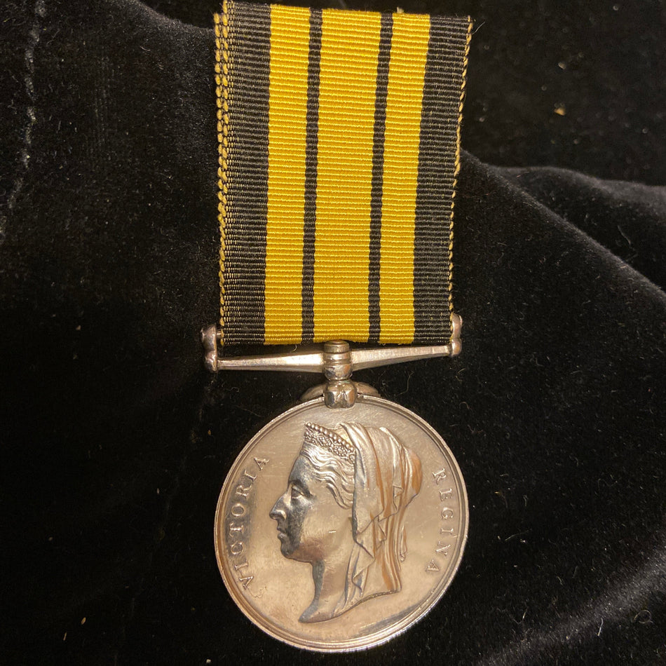 Ashantee Medal, 1873-74, to 1558 Sergeant James Gardner, Army Hospital