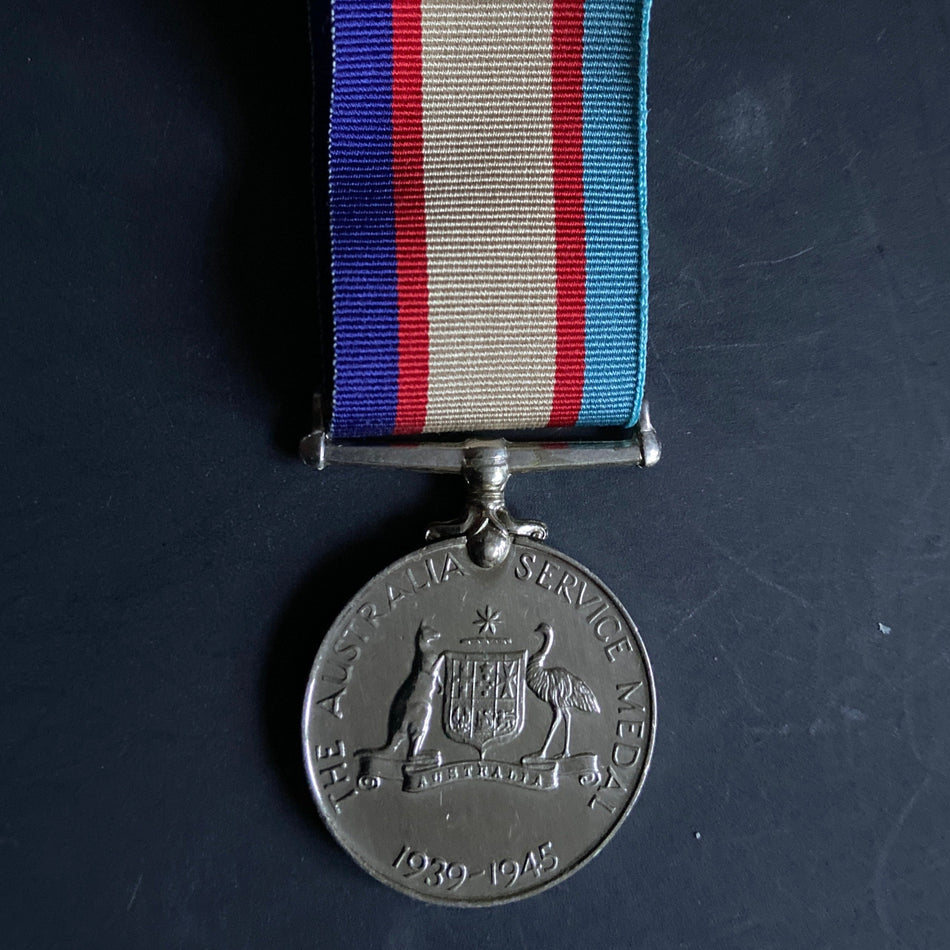 Australia Service Medal 1939–1945 to 81420 Robert James, 116 Government Transport Company, WW2