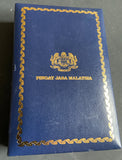 Malaysia, Pingat Jasa Malaysia (Malaysian Service Medal), with miniature, in box of issue