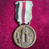 Nazi Germany/ Italy, North Africa Medal 1941-43, bronze, with original ribbon
