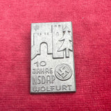 Nazi Germany, rally badge, 10 Years of the N.S.D.A.P. Party in Wolfurt