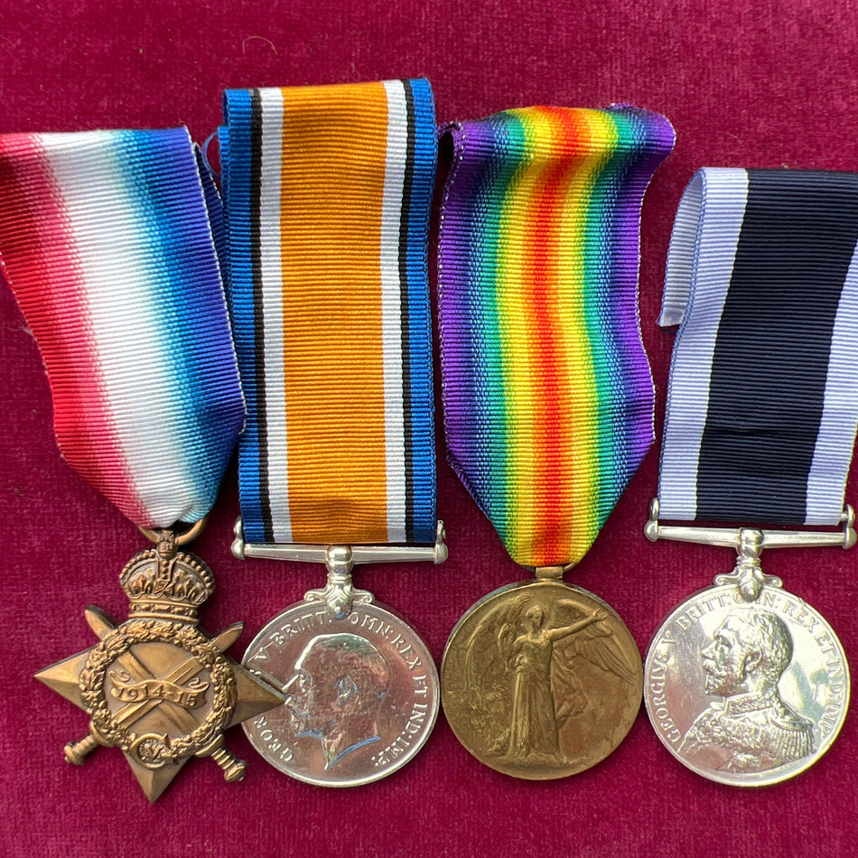 Group of 4 to Chief Petty Officer Writer Reginald Cutting, Royal Navy, served from 1913- 1928, see papers