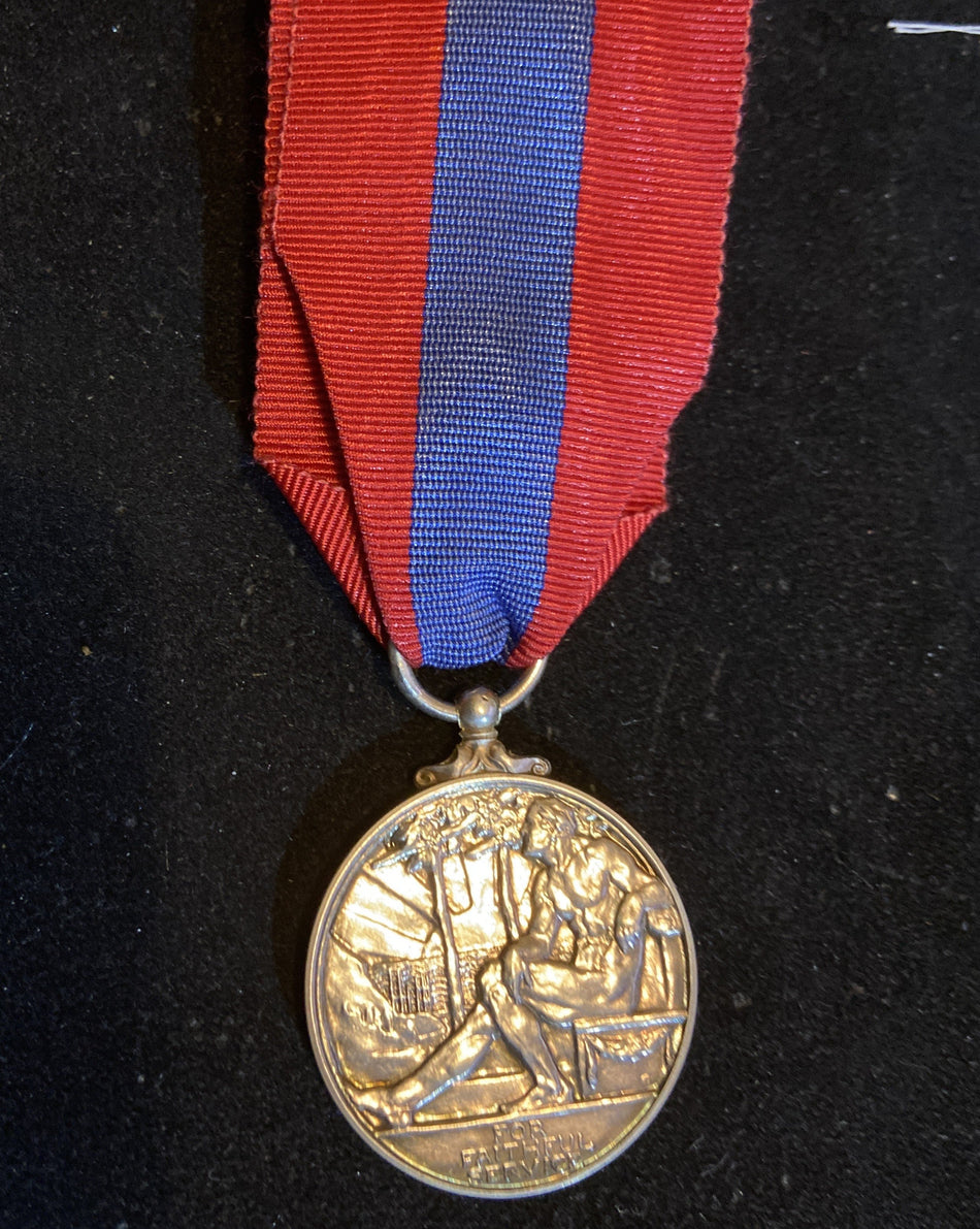 Imperial Service Medal to Chief inspector Leonard William John, London Postal Region, 29/11/1966