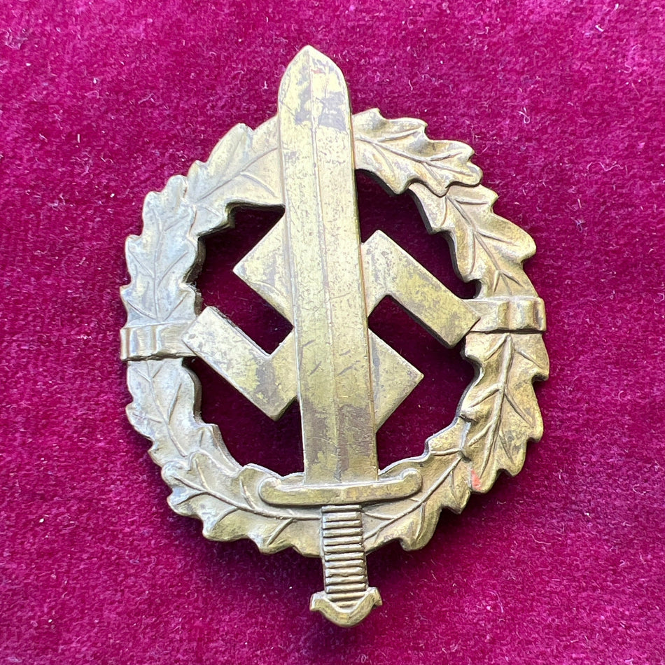Nazi Germany, SA Sports Badge, bronze type, numbered 102150, a good example